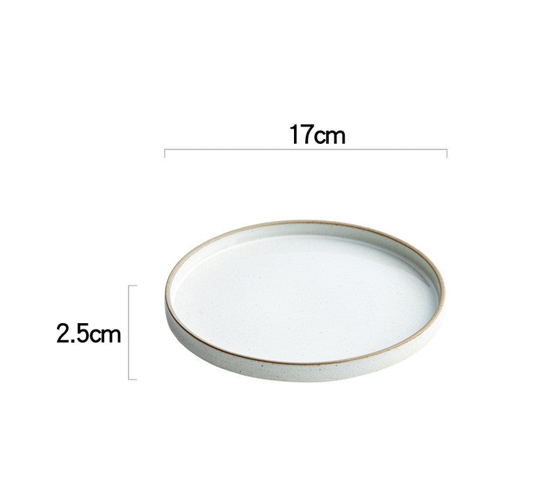 Rimwell Ceramic Serving Plate