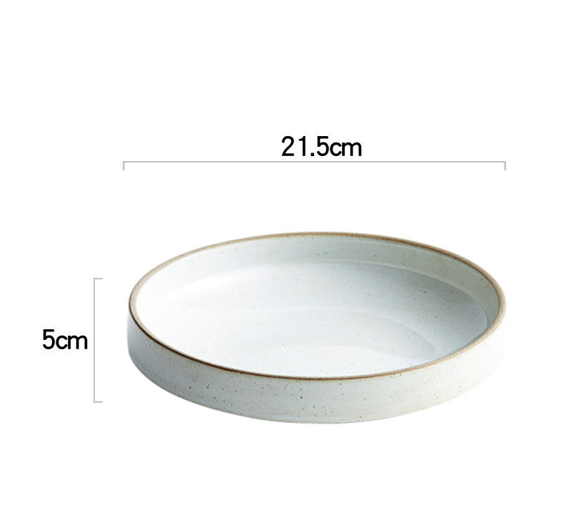 Rimwell Ceramic Serving Plate