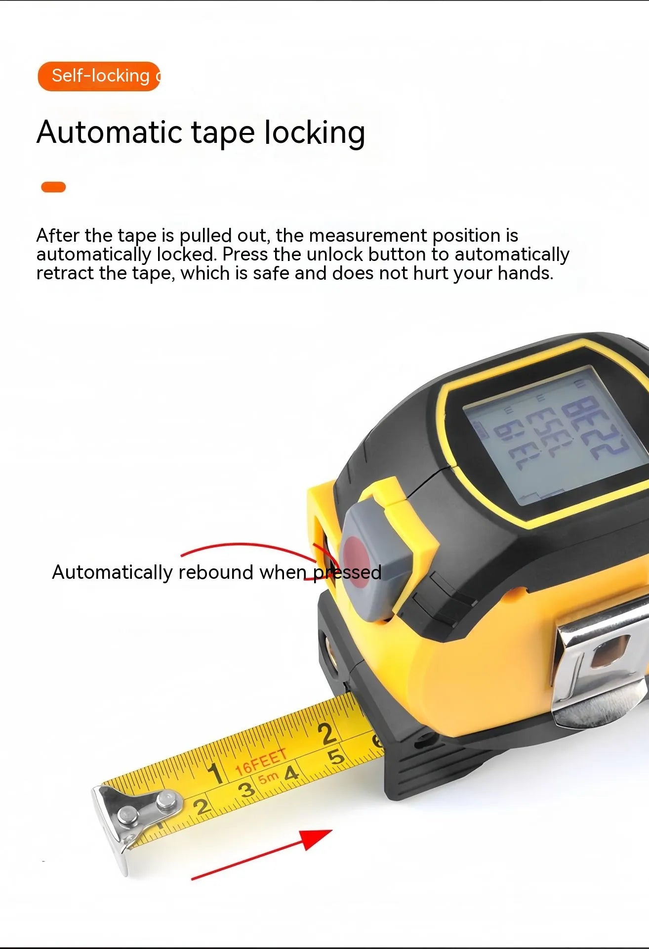 Portable Laser Tape Measure