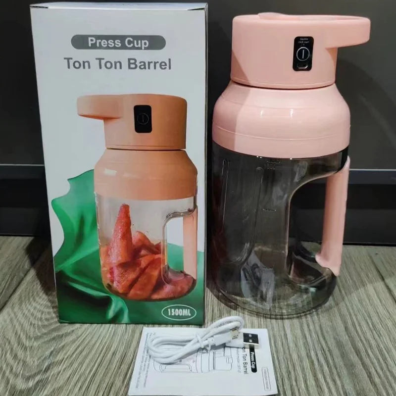 Rechargeable High-Capacity Juicer 1500ml