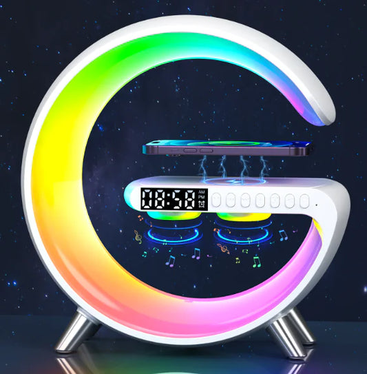 Bluetooth Speaker with Ambient Light and Alarm Clock